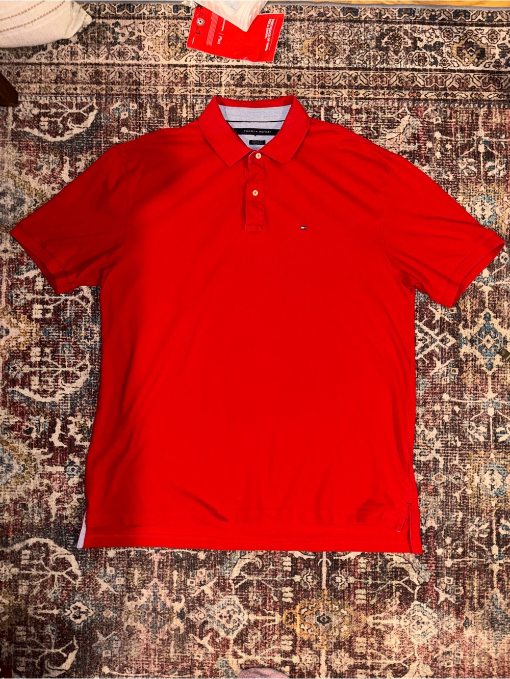 Tommy Hilfiger Men’s Red Polo Shirt